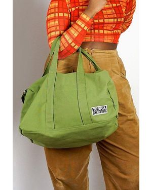 Terra Thread Organic Cotton Canvas Gym Bag - Red