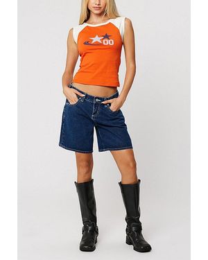 Abrand Jeans 99 Boyfriend Short - Blue