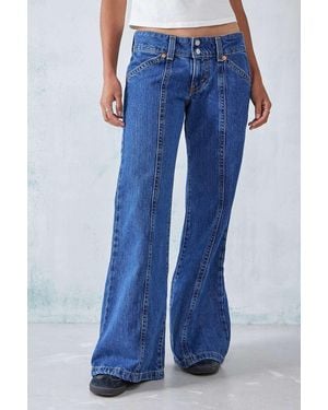 Levi's Blue Denim Noughties Big Bell Flare Jeans