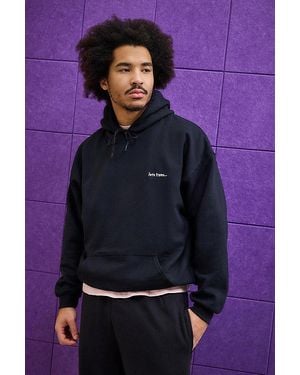 iets frans... Iets Frans. Embroidered Hoodie Sweatshirt - Purple