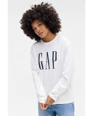 Gap Ecru Long Sleeve T-shirt - White