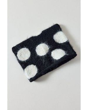 Urban Outfitters Mylo Polka Dot Pattern Beanie - Blue