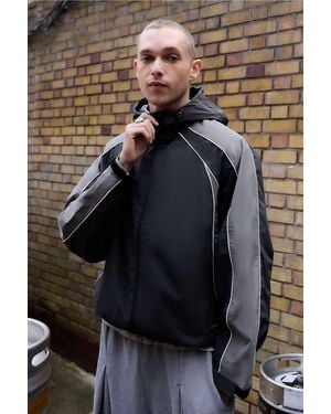 iets frans... Black & Grey Miller Anorak Jacket