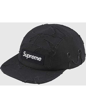Supreme Layered Camo Camp Cap - Black