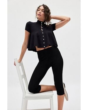 Kimchi Blue Kimchi Diana Peplum Cardigan - Black