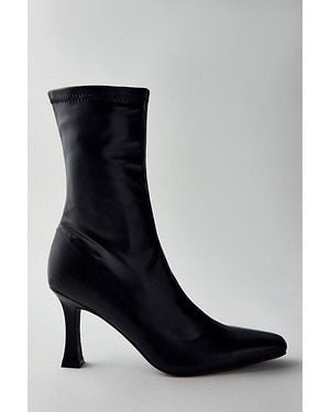 Raid London Kaiva Faux Leather Ankle Boots - Black