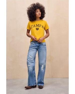 Urban Outfitters Uo Tampa Relaxed T-shirt - Blue