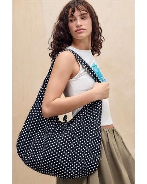 BDG Flo Spot Slouch Canvas Tote Bag - Blue
