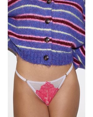Out From Under Effy Lace Thong - Red