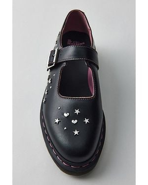 Dr. Martens Mariel Ii Hearts & Stars Mary Jane Shoes - Black