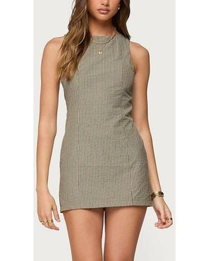 Edikted Macee Gingham Romper - Green