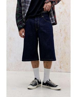 BDG Neo Rinse Skate Shorts - Blue