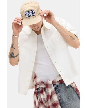 BDG Solid White Arlo Shirt