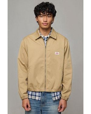Brixton Trademark Garage Zip Jacket - Natural