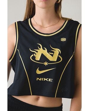 Nike Sportswear Sleeveless Cropped Jersey Top - Black