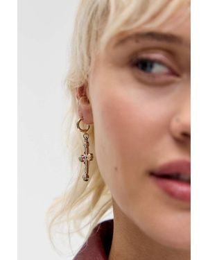 Silence + Noise Silence + Noise Cross Earrings - Natural