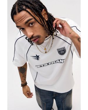 iets frans... Ecru Piped T-shirt - Grey
