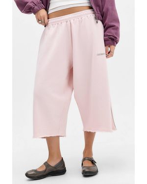 iets frans... Pink Harri Raw Hem Crop Joggers