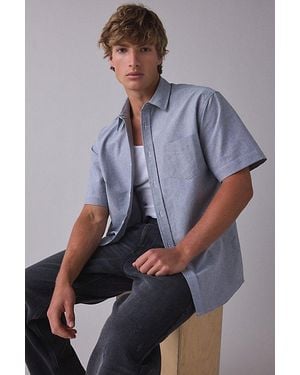 925 Originals Directors Oxford Shirt Top - Gray