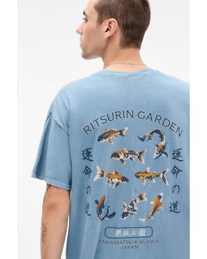 Urban Outfitters Uo Blue Fish Encyclopedia T-shirt