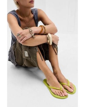 Havaianas Wild Lime Slim Flip Flops - Yellow