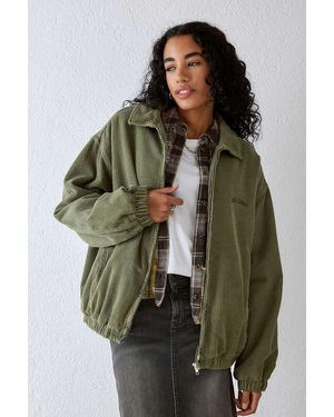 BDG Recycled Corduroy Harrington Jacket - Green
