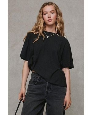 BDG Boxy Short Sleeve Spill The Tee - Black