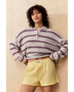 BDG Striped Boxers - Yellow