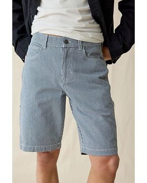 Dickies Hickory Stripe 11" Carpenter Shorts - Blue