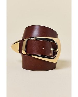 BDG Everyday Western Leather Belt - Brown
