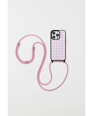 Cordée Cases Cairo Iphone Case + Crossbody Strap Set - Pink