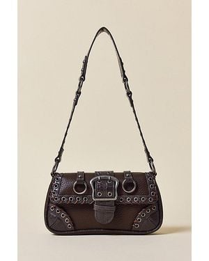 Silence + Noise Jade Laced Rivet Bag - Black