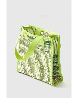 ANYBAG Recycled Mini Woven Tote Bag - Green