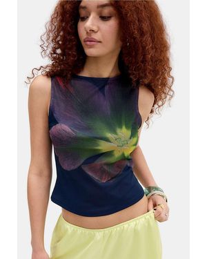 Motel Uo Exclusive Hala Tank Top - Blue