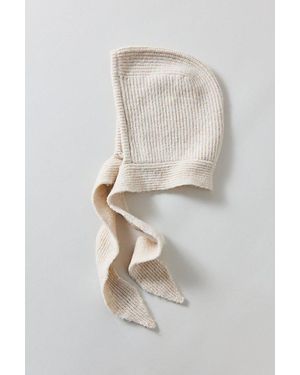 Urban Outfitters Knit Scarf Bonnet - White