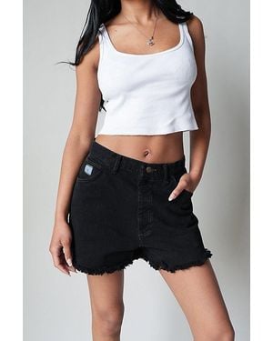 Arc Vintage Wrangler Cut Off Denim Short - Black