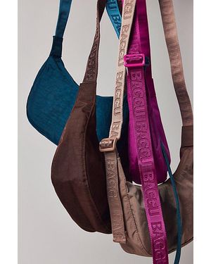 BAGGU Small Nylon Crescent Bag - Multicolor