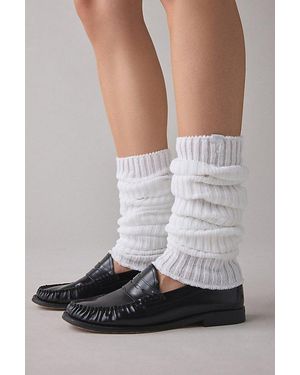 Out From Under Ribbed Knit Leg Warmers - Gray