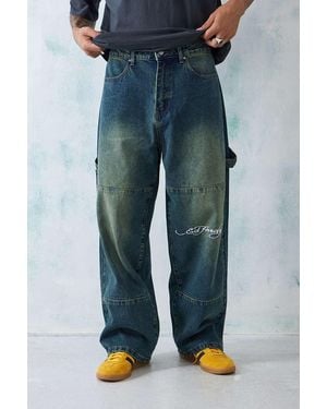 Ed Hardy Uo exclusive - getönte zimmermannsjeans in - Blau