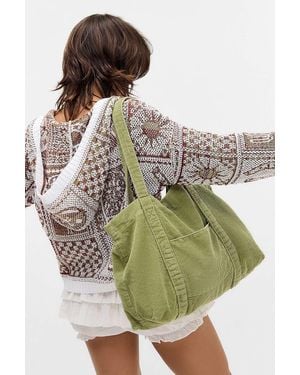 BDG Tab Pocket Corduroy Tote Bag 54cm X W: 12cm X H: 34.5cm At Urban Outfitters - Multicolour