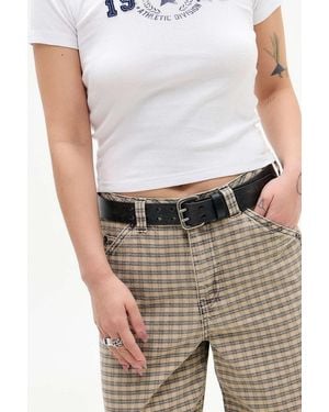 Urban Outfitters Uo Sadie Leather Belt - Grey