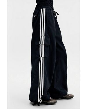 adidas Originals Twill Cargo Track Trousers - Black