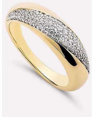 Ana Luisa Kira Dome Band Ring - Natural