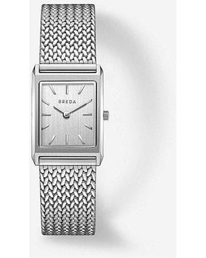Breda Virgil Tethered Metal Watch - White