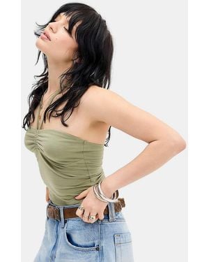 BDG Danni Bandeau Top - Green