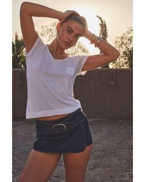 BDG Missy Denim Skort - Blue