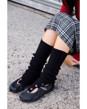 Out From Under Inez Button Leg Warmers - Grey