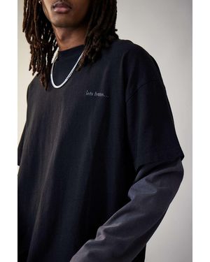 iets frans... True Black Double Layered Long Sleeve T-shirt - Blue