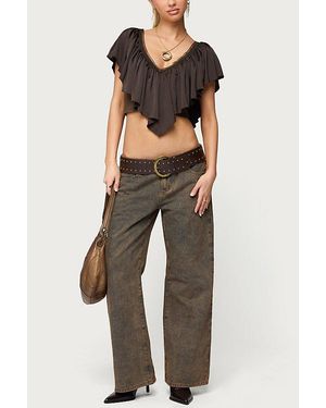 Edikted Petite Ace Relaxed Jean - Multicolor