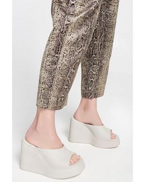 Melissa Free Slip Jelly Wedge - Natural